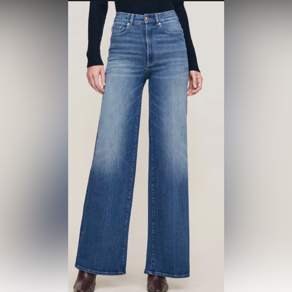 DL1961 Hepburn Wide Leg High Rise Jeans Size 26